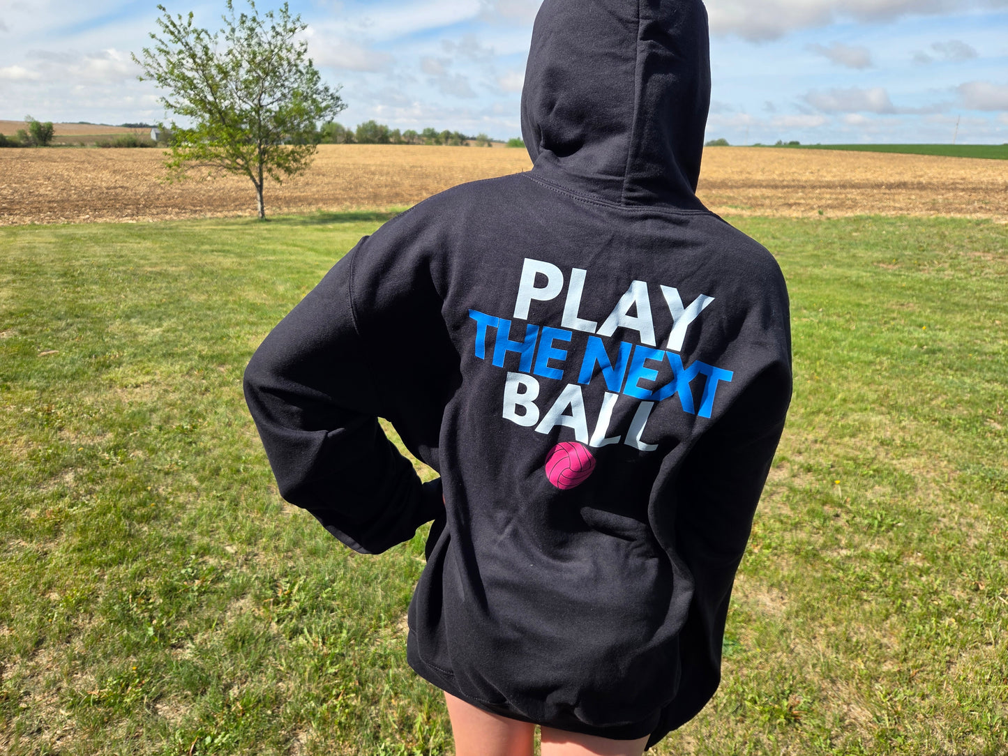 Play the Next Ball Hoodie