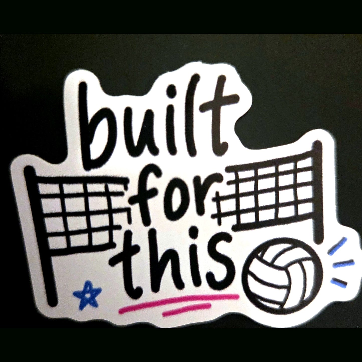 PlaySix Volleyball Sticker Pack